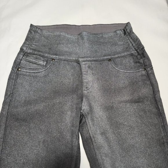 Spanx NWT Gray Pewter High Rise Pull On Denim Solace Leggings - Picture 4 of 5